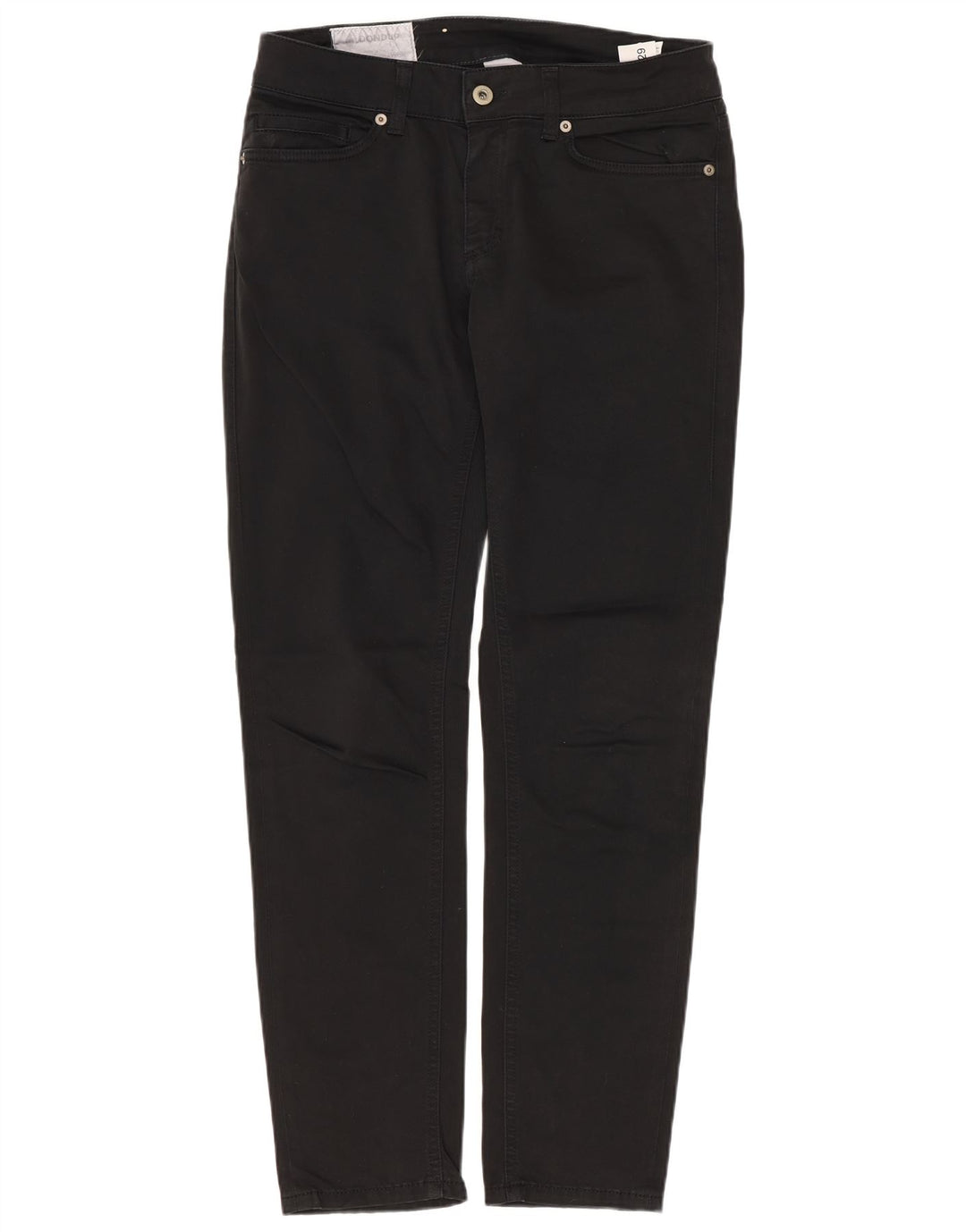 Dondup Womens Slim Jeans W29 L28 Black Cotton