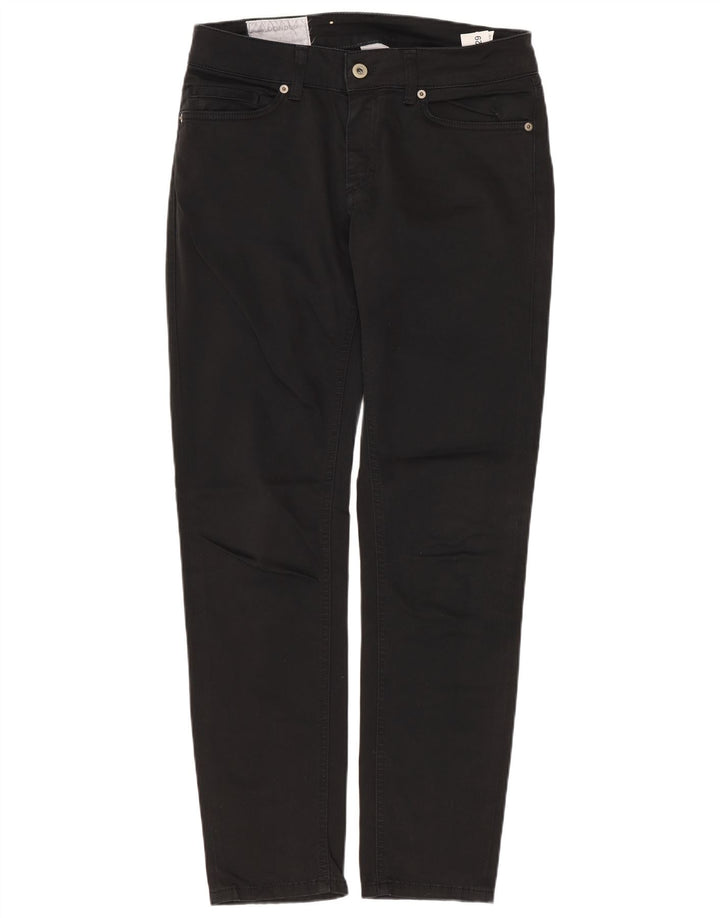 Dondup Womens Slim Jeans W29 L28 Black Cotton