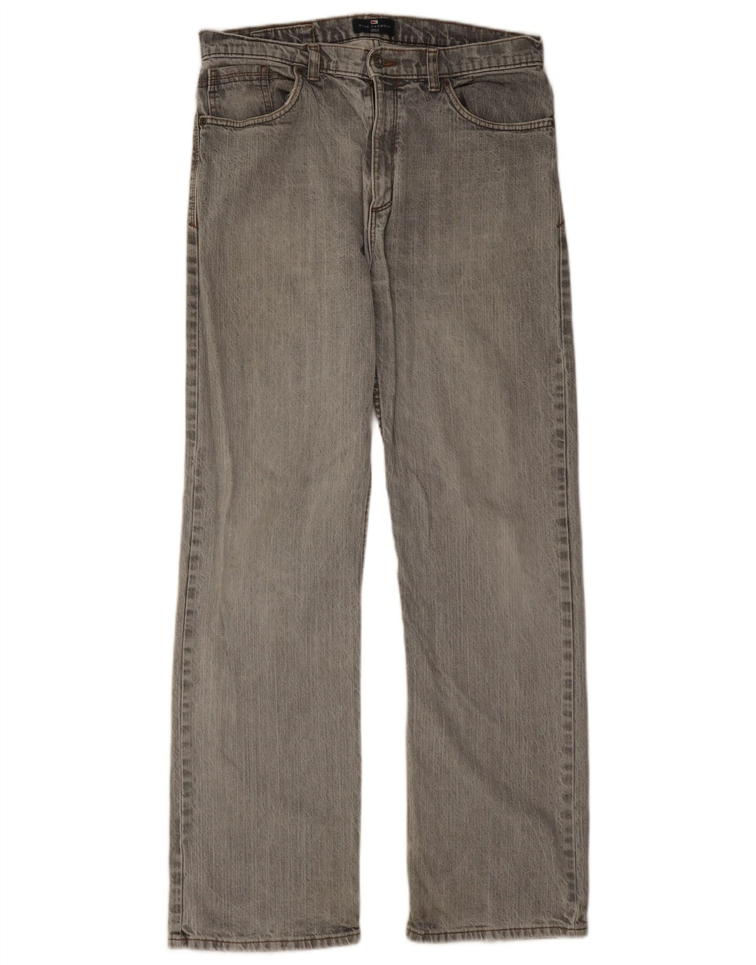 Marks & Spencer Mens Straight Jeans W34 L33 Grey Cotton