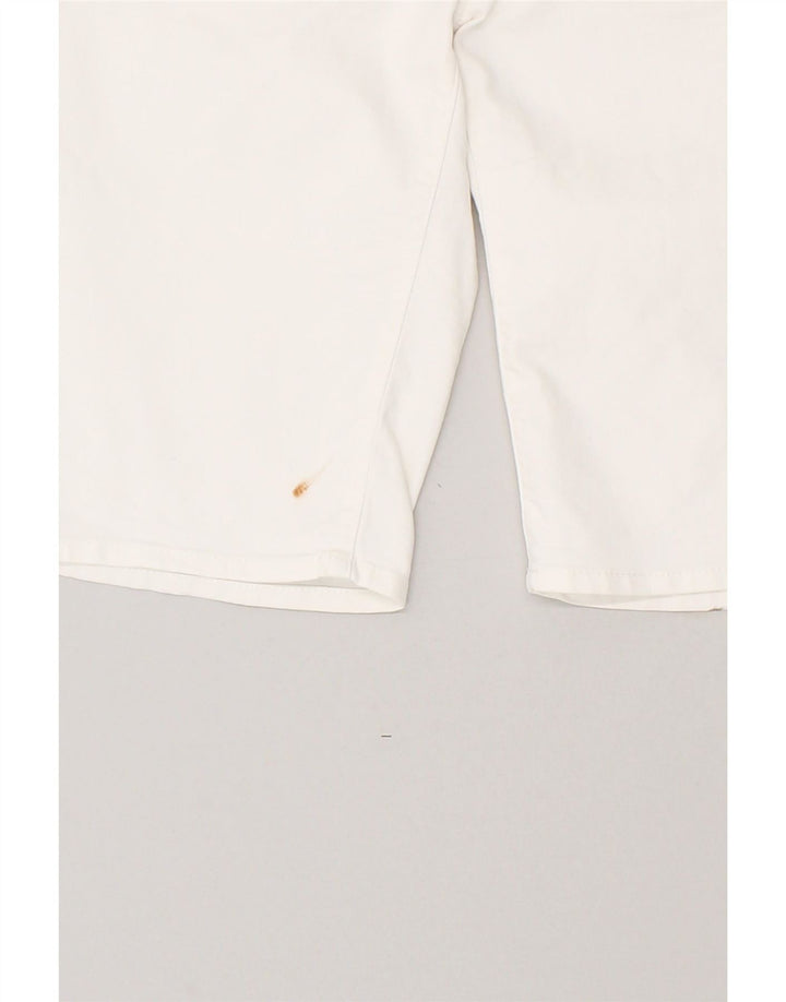 GAS Womens Casual Shorts Medium W29 White Cotton Vintage Gas and Second-Hand Gas from Messina Hembry 