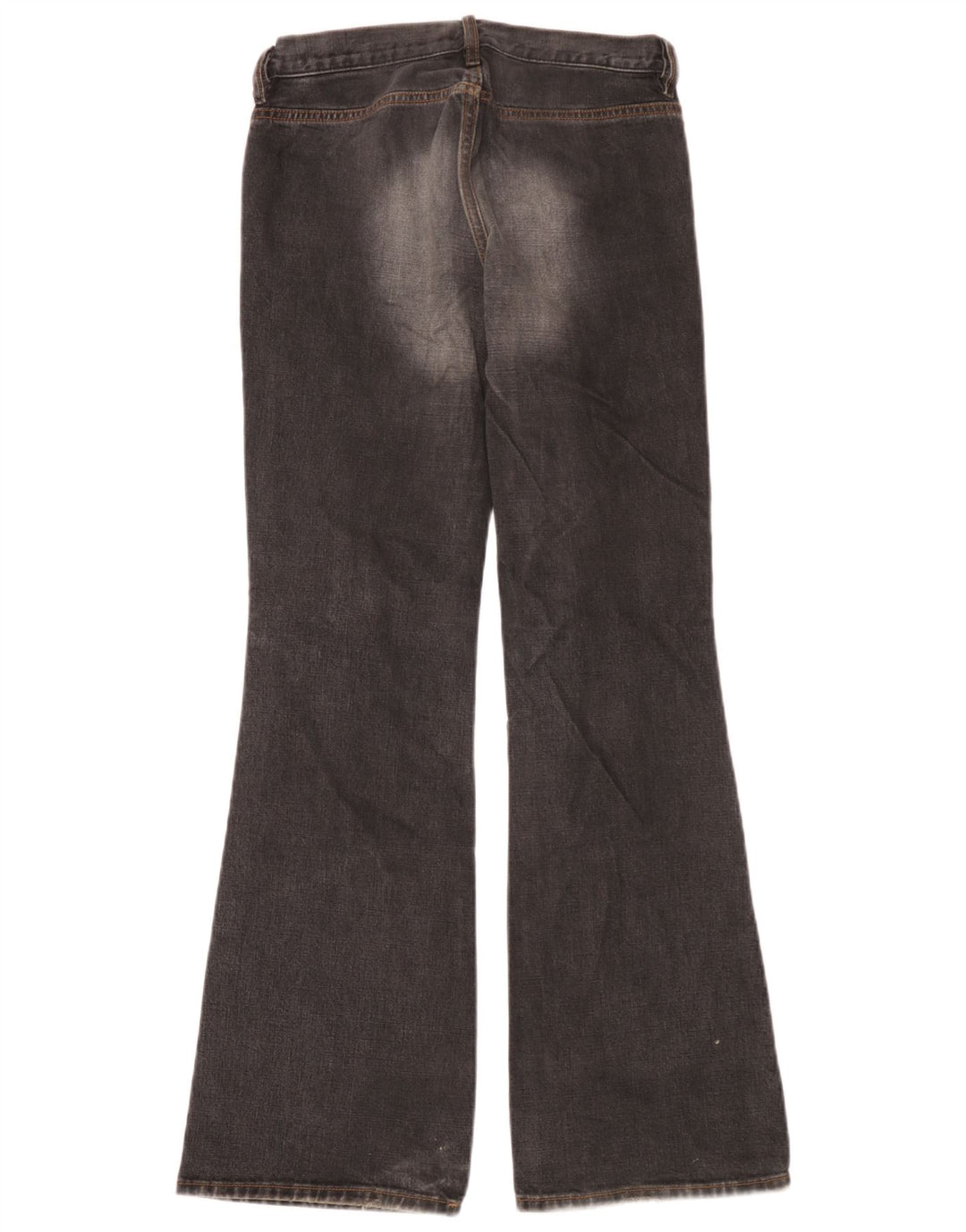 Diesel Womens Flared Jeans W27 L32 Black Cotton