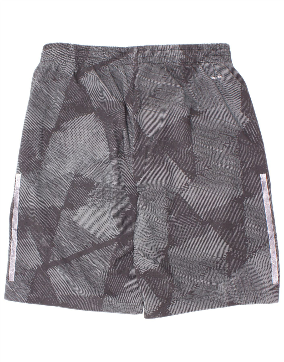 Adidas Boys Climalite Sportshorts 13-14 år Grå geometrisk polyester