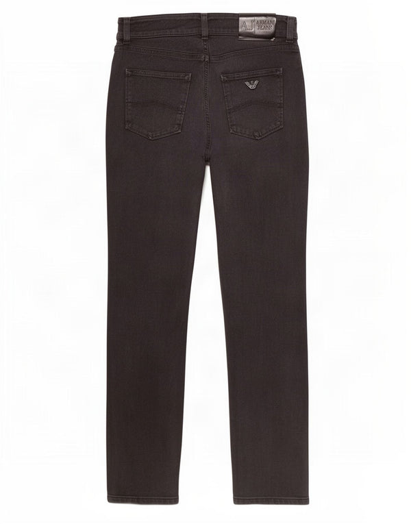Женские узкие джинсы Armani W27 L28 Серые хлопковые