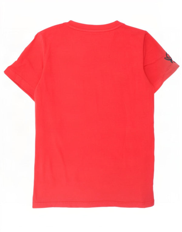 Puma Boys Ferrari Graphic T-Shirt Top 13-14 Years Red Cotton