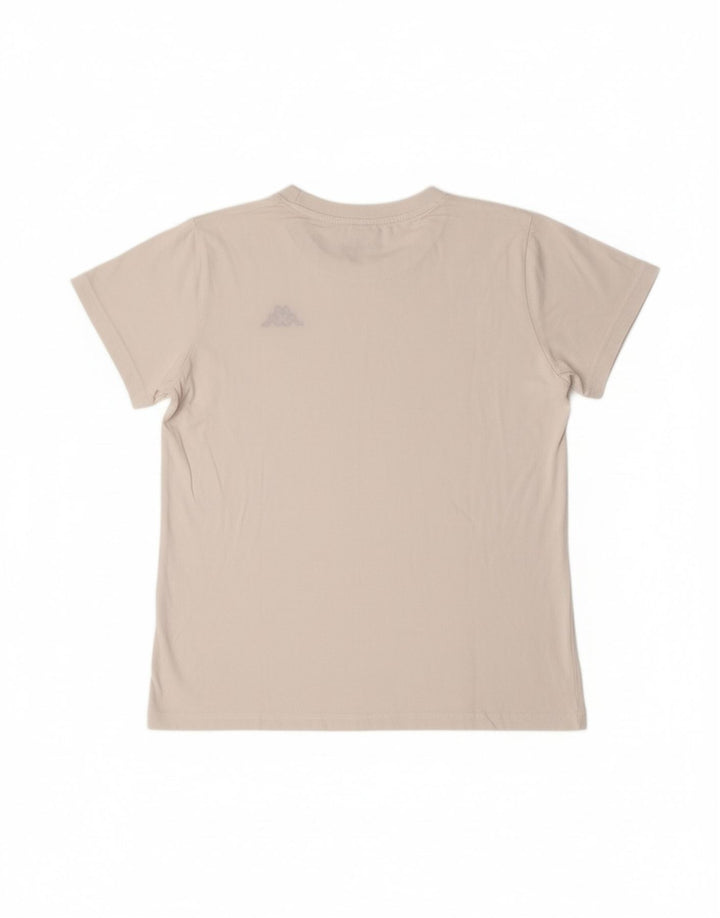 KAPPA Boys T-Shirt Top 9-10 Years Large White Cotton