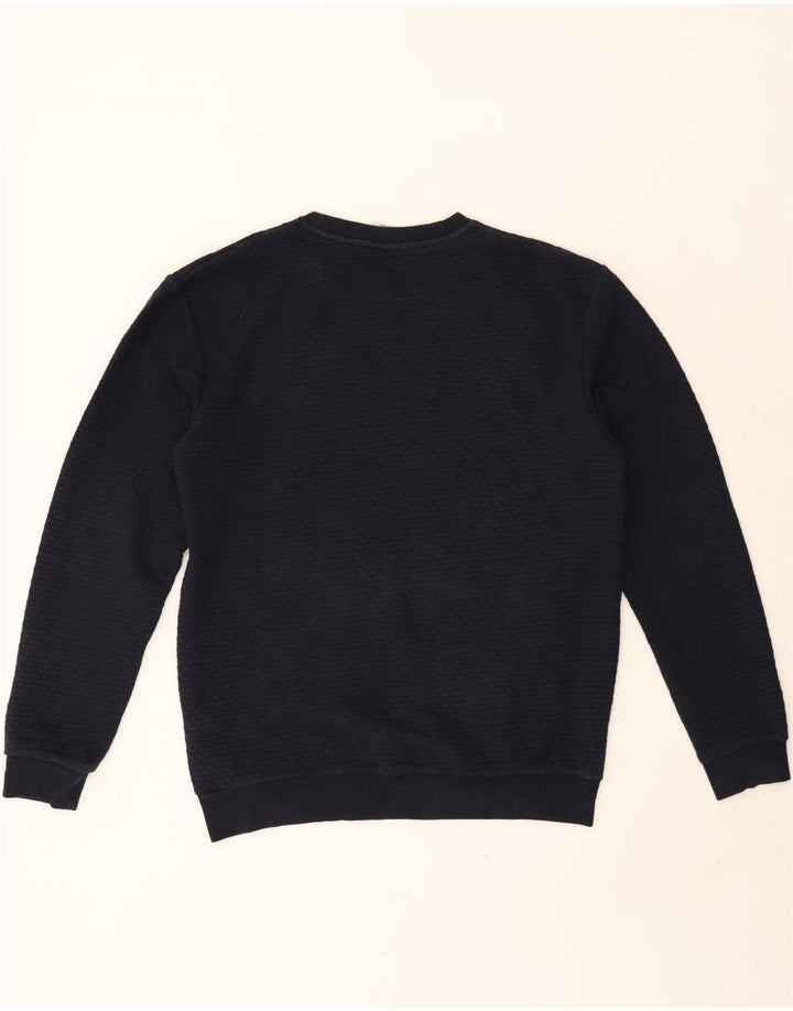 Zara Uomo Felpa Maglione Grande Blu Navy