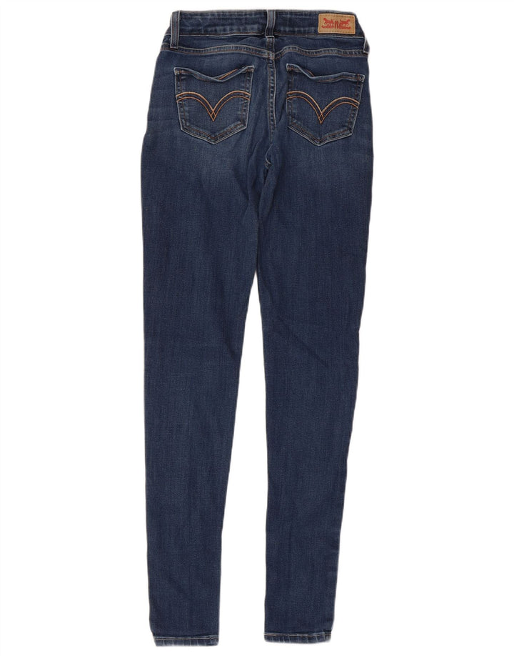 Levi's Womens Skinny Jeans W24 L30  Blue Cotton
