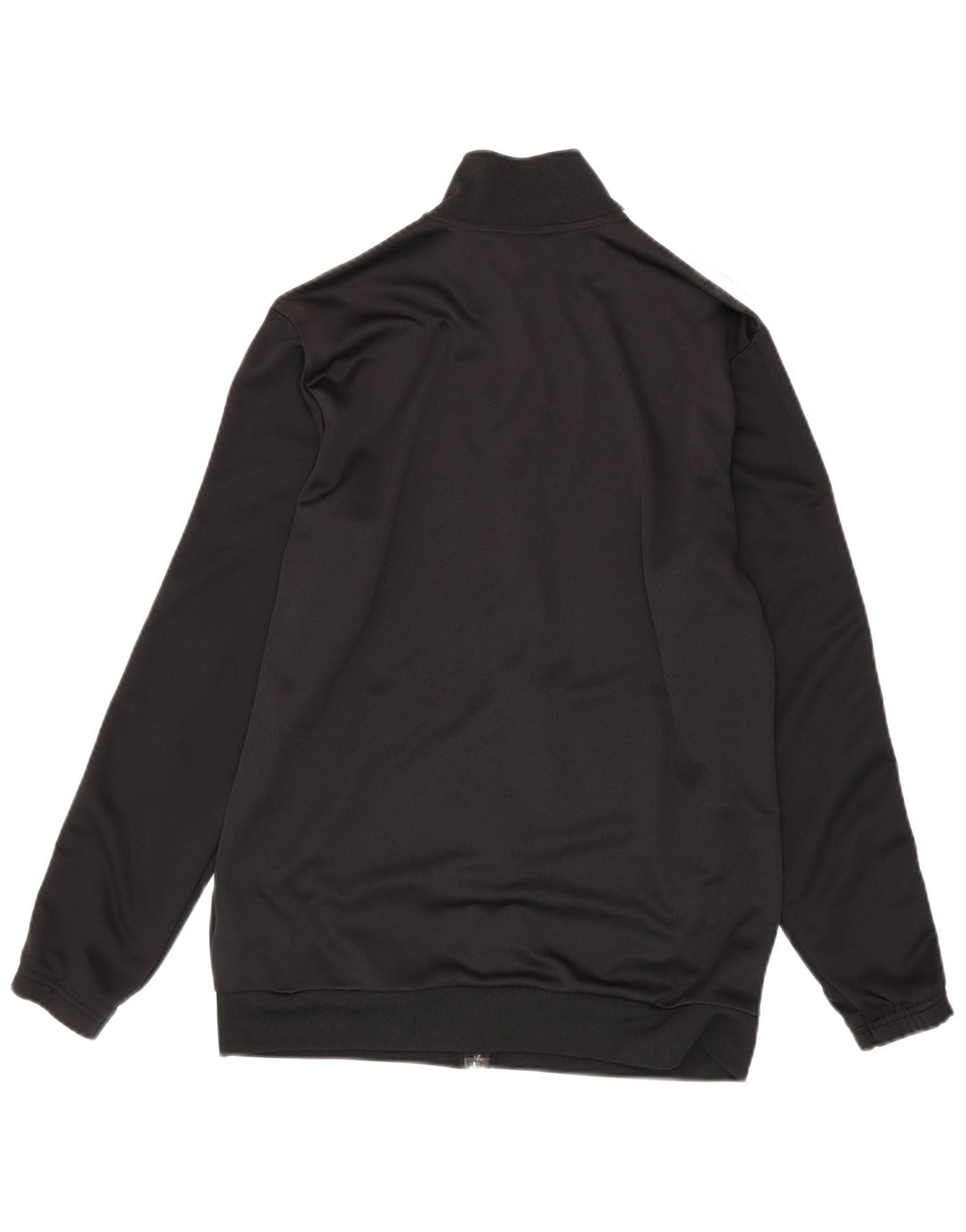Adidas Mens Tracksuit Top Jacket UK 42/44 Large Black Polyester