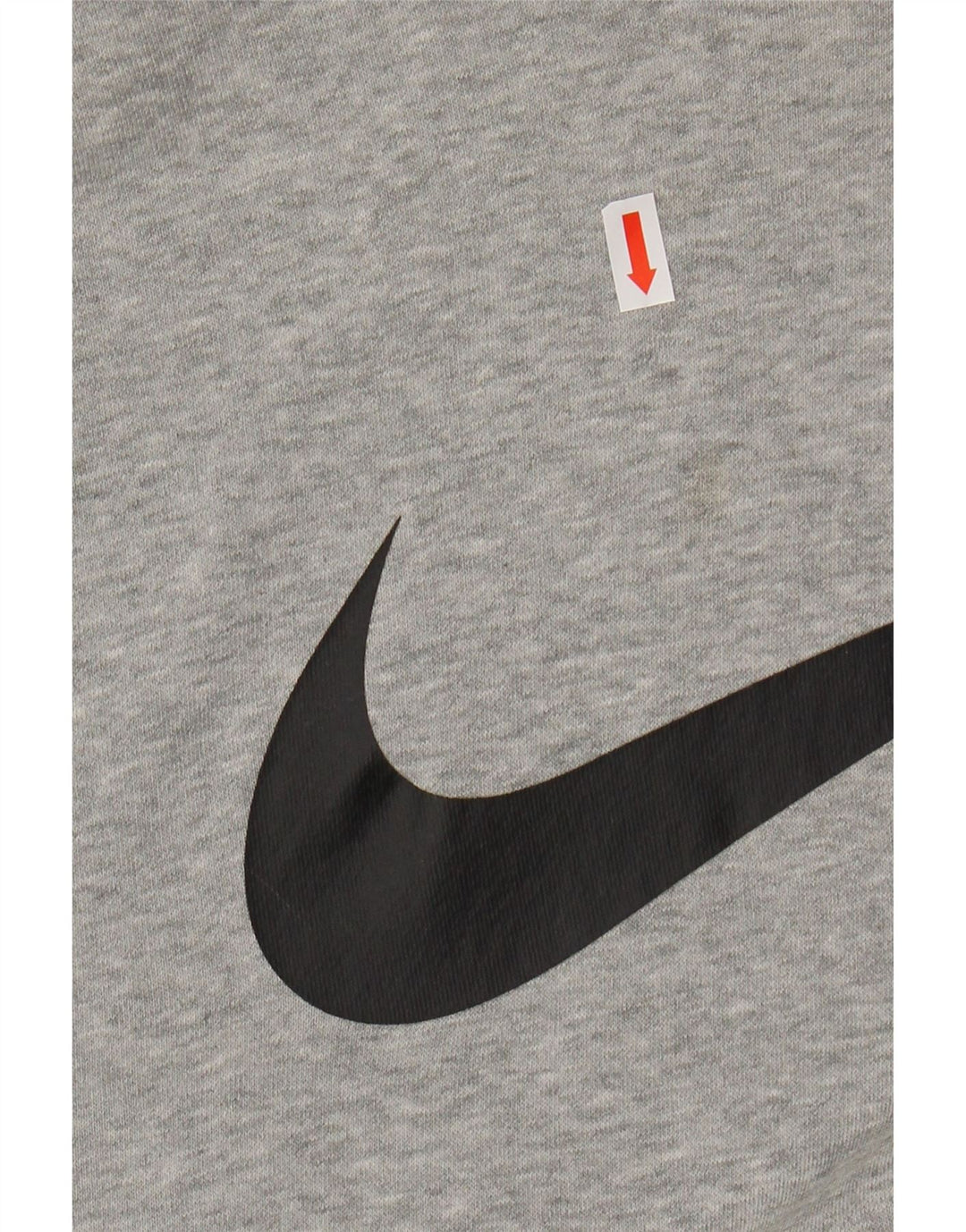 Męski sweter z kapturem Nike z grafiką, średnioszary, bawełniany w cętki