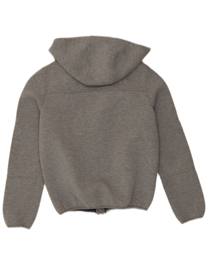 Maglione con cappuccio e zip da donna Kappa UK 10 piccolo grigio