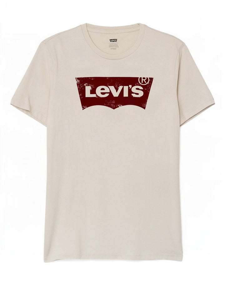 Levi's Mens Graphic T-Shirt Top XS White Cotton