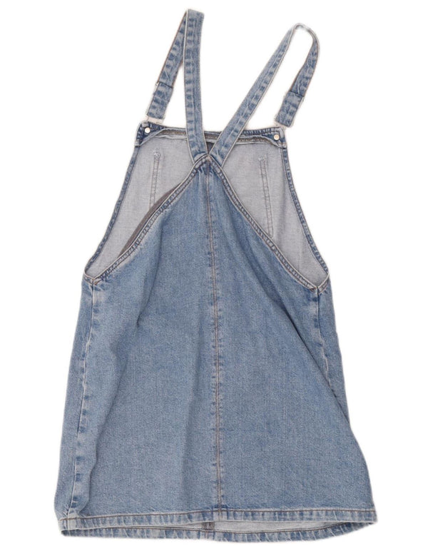 Rochie salopetă pentru femei Topshop UK 12, bumbac albastru mediu