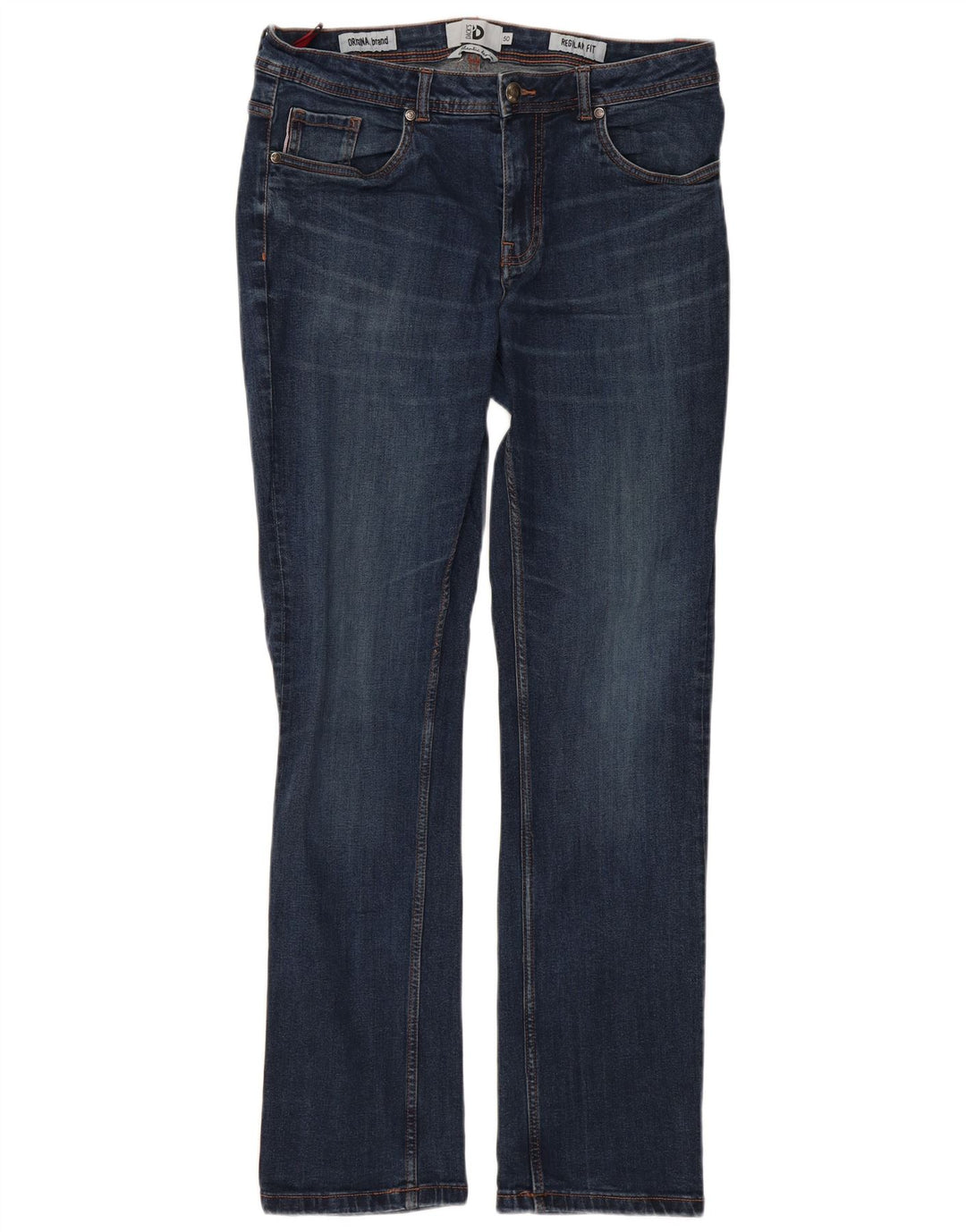 Dack's Regular Straight muške traperice IT 50 Large W34 L32 Plavi pamuk