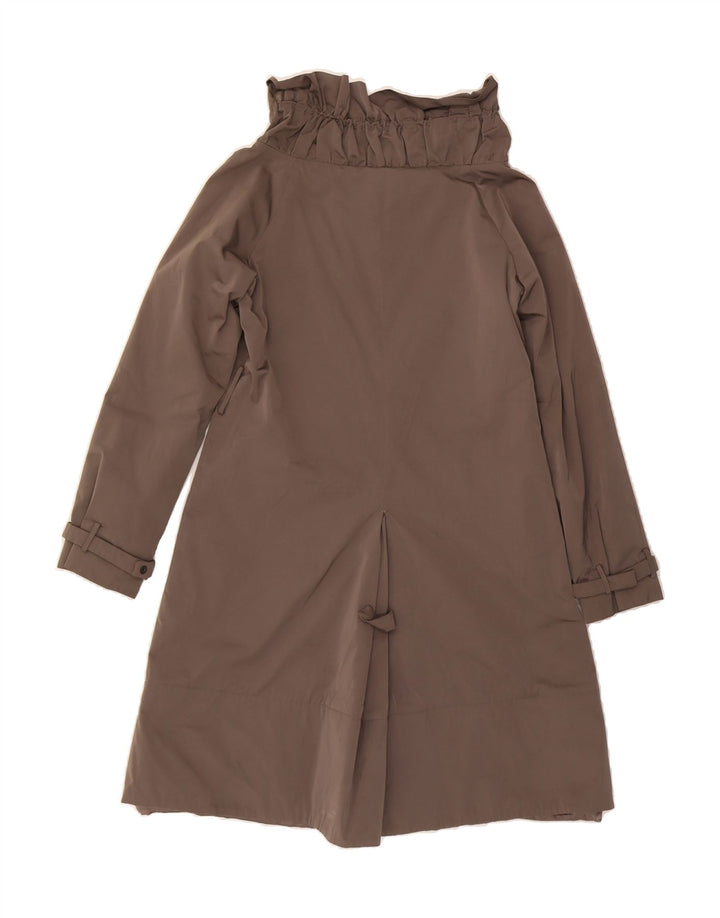 CERRUTI 1881 Womens Overcoat IT 42 Medium Brown Polyester Vintage Cerruti 1881 and Second-Hand Cerruti 1881 from Messina Hembry 
