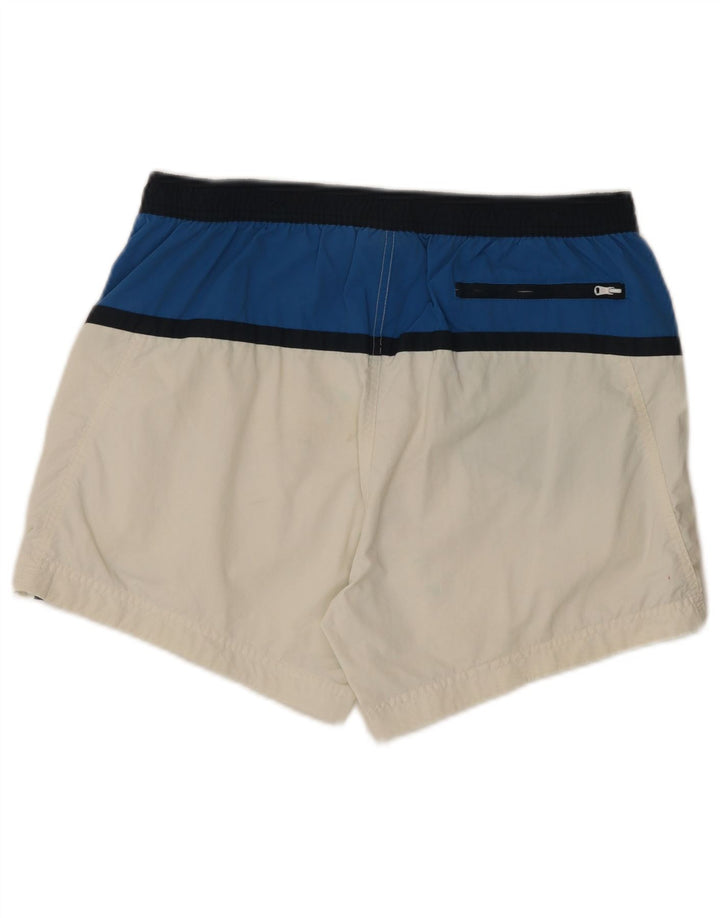 Champion Short de Bain Homme Large Blanc Colorblock
