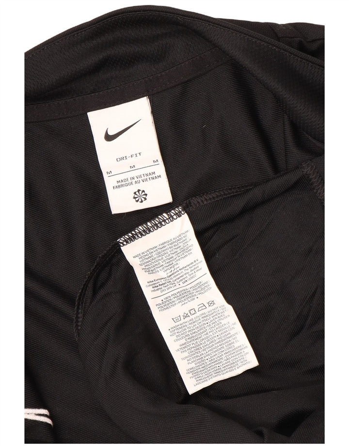 Nike Mens Tracksuit Top Jacket Medium Black Polyester