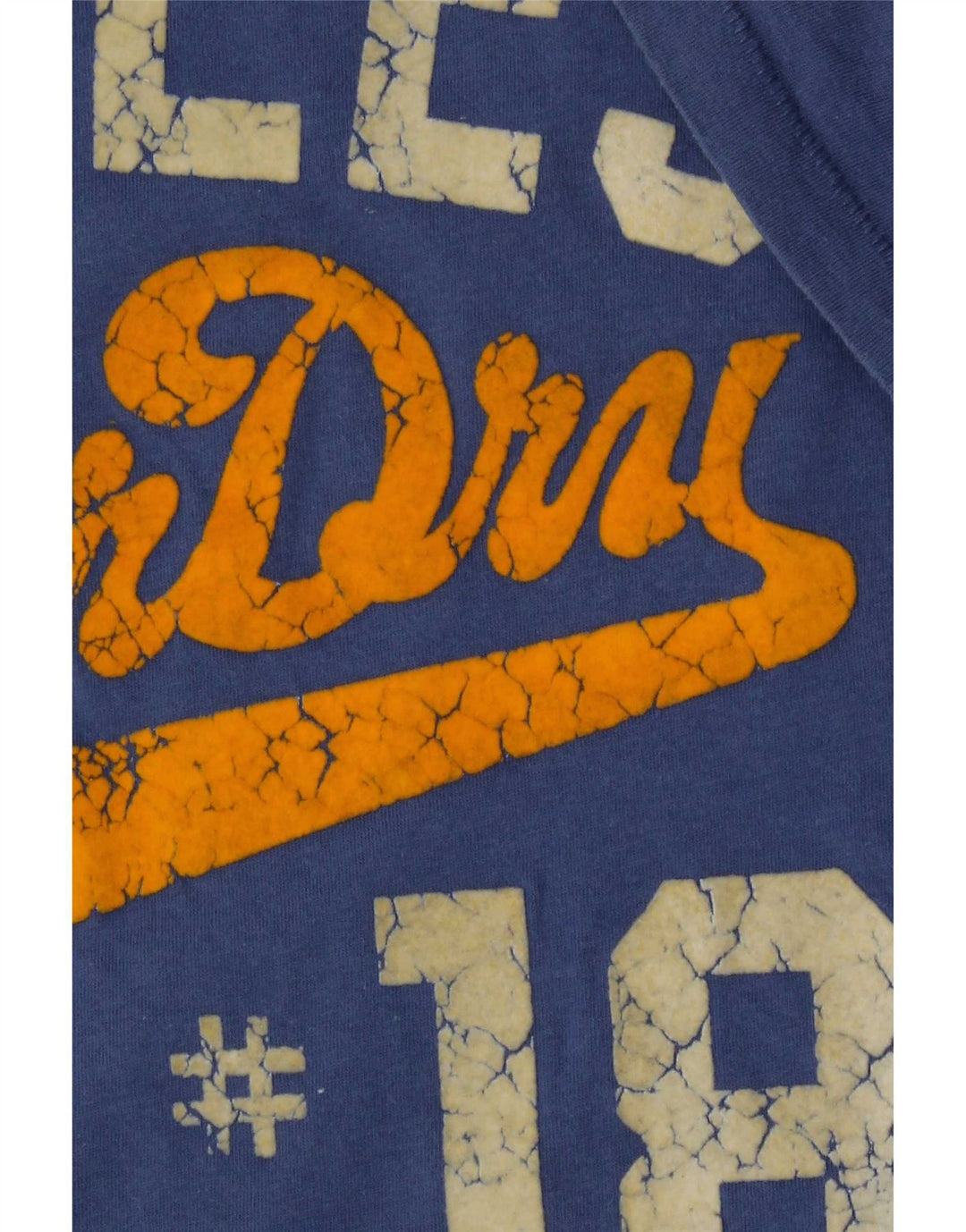 Superdry Mens Graphic T-Shirt Top Large Blue