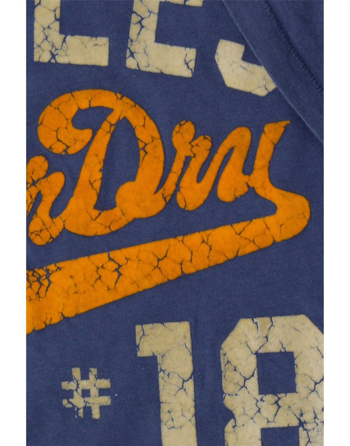 Superdry Mens Graphic T-Shirt Top Large Blue