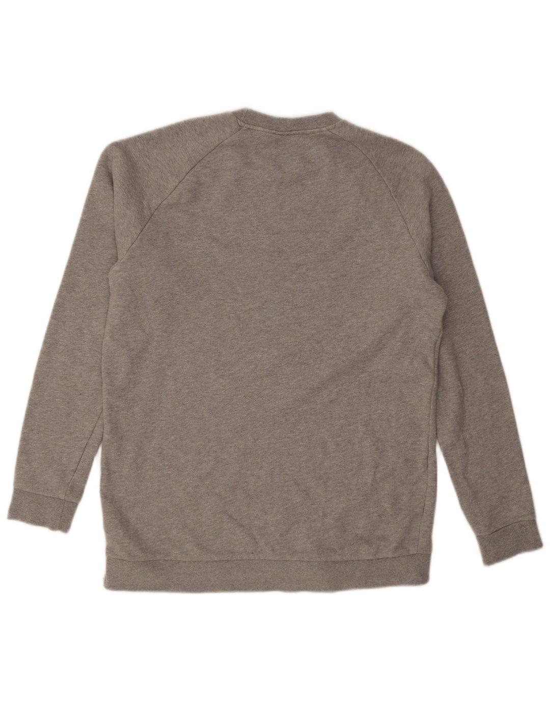Adidas Mens Graphic Sweatshirt Jumper Medium Grey Cotton