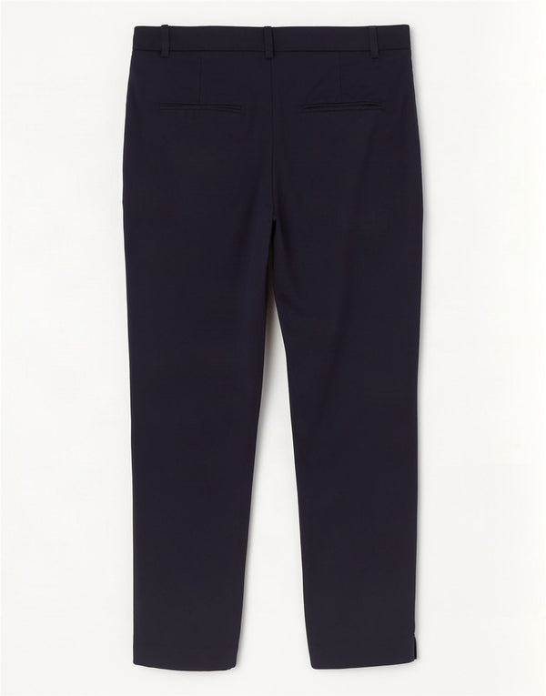 Zara Womens Straight Chino Trousers EU 38 Small W28 L26 Navy Blue