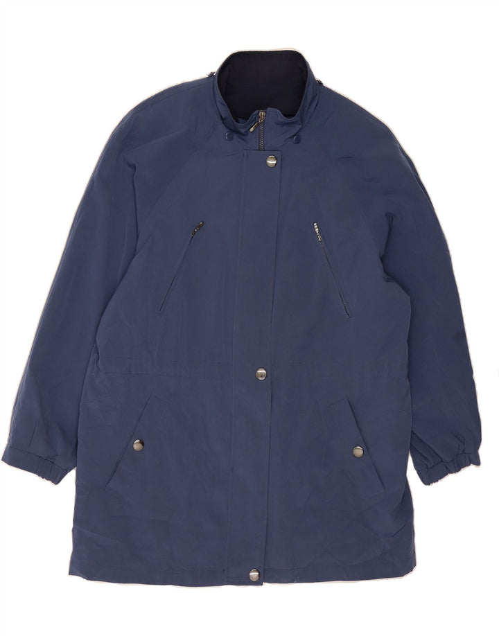 NAUTICA Womens Windbreaker Coat UK 18 XL Navy Blue Vintage Nautica and Second-Hand Nautica from Messina Hembry 