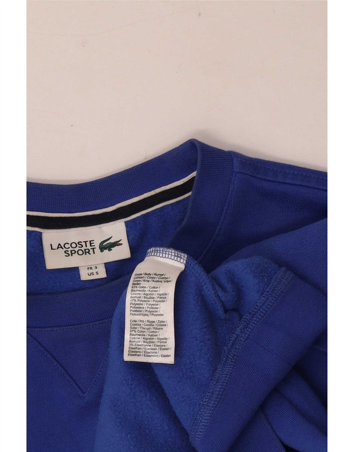 Мужской свитер Lacoste, размер 3, маленький синий хлопок