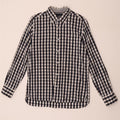 Camicia da uomo su misura Tommy Hilfiger taglia 15 1/2 16 a quadretti blu medio