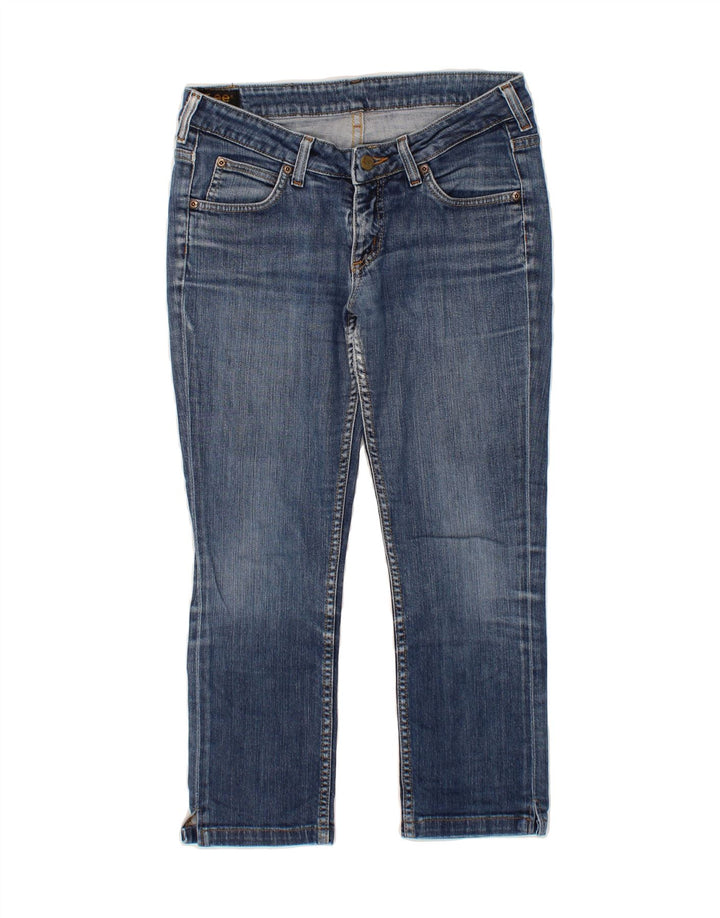 LEE Womens Norma Straight Cropped Jeans W29 L23  Blue Cotton Vintage Lee and Second-Hand Lee from Messina Hembry 