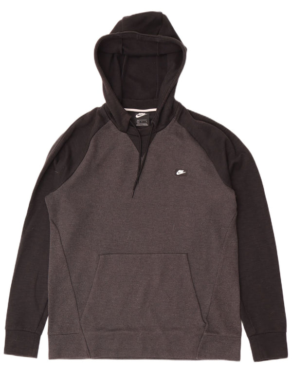 Nike Herre hættetrøje Jumper Large Grå Colourblock Bomuld