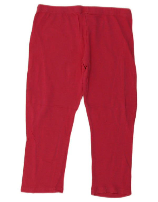 Kappa Girls Capri Leggings 12-13 Years Medium Pink Cotton