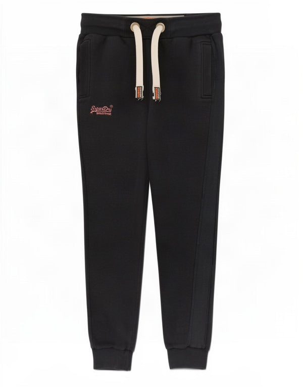 Superdry Pantalon de survêtement coupe slim pour femme UK 10 Small Bleu marine