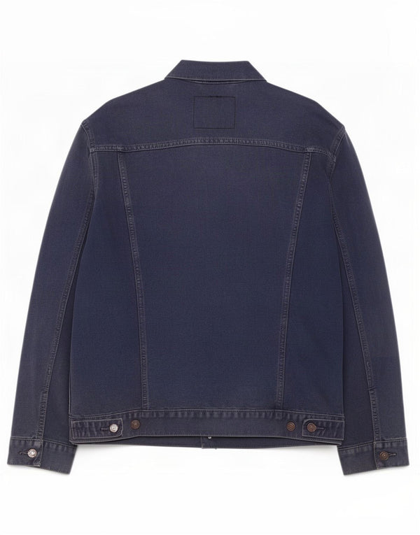 Jaqueta jeans masculina Levi's UK 42 XL azul marinho algodão