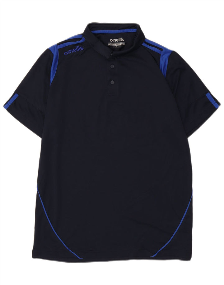 O'Neills Polo Para Hombre Poliéster Color Block Azul Marino Medio