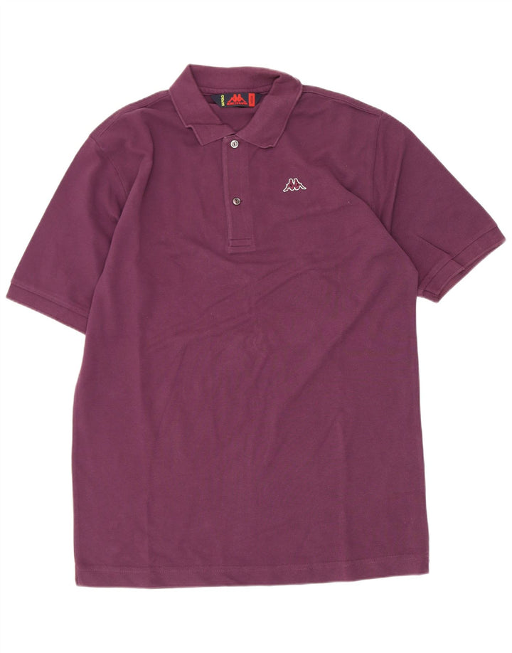 Camisa polo masculina Kappa de algodão marrom médio