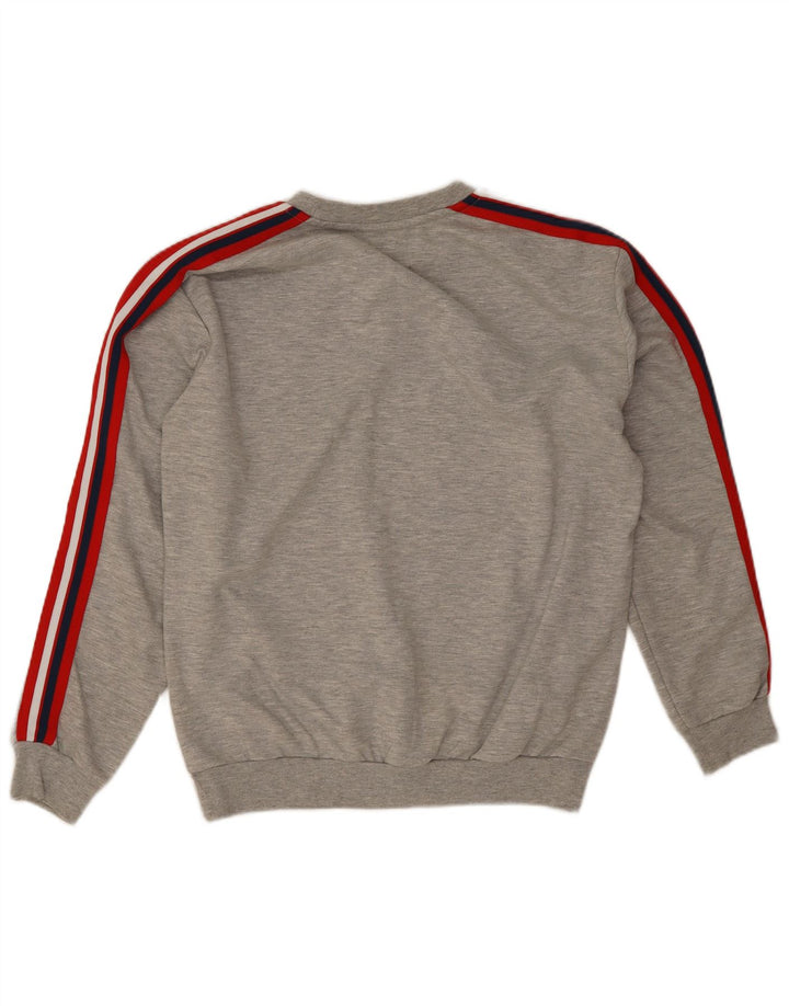 Zara Mens Sweatshirt Jumper Medium Grey Flecked Polyester