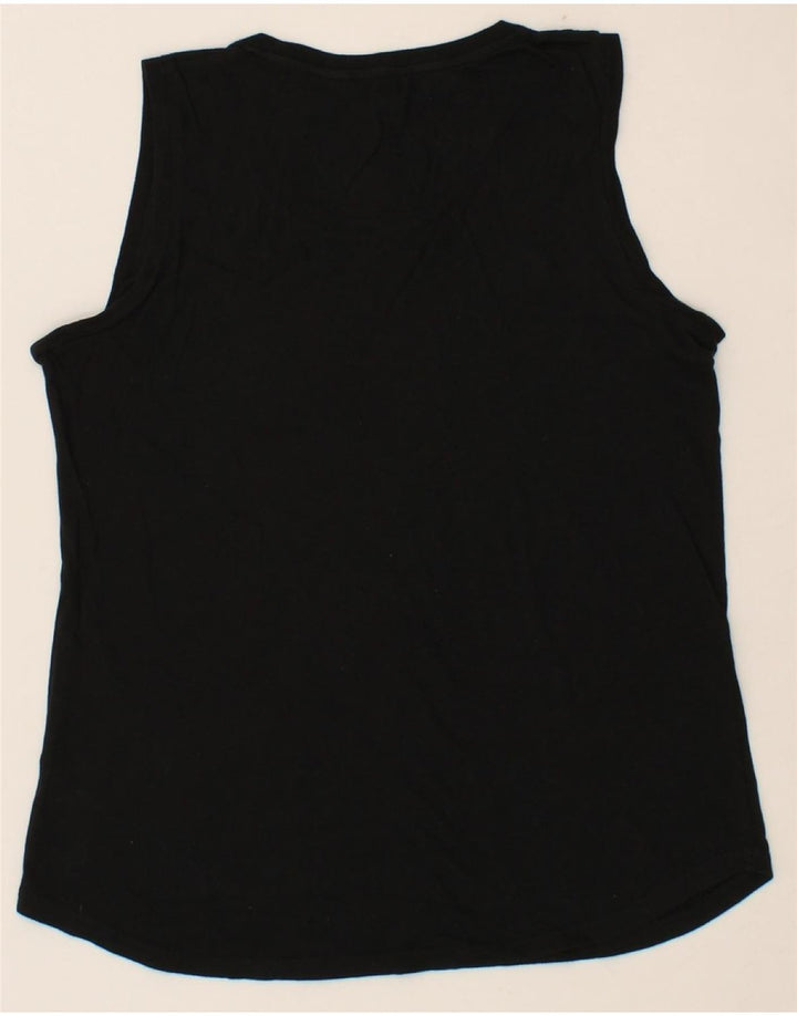 LEVI'S Mens Graphic Vest Top Small Black Vintage Levi's and Second-Hand Levi's from Messina Hembry 