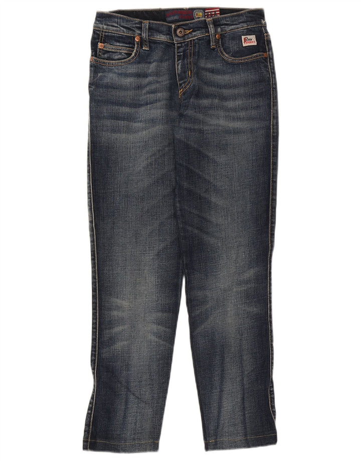 Roy Rogers Womens Slim Jeans IT 40 Small W27 L27 Blue Cotton