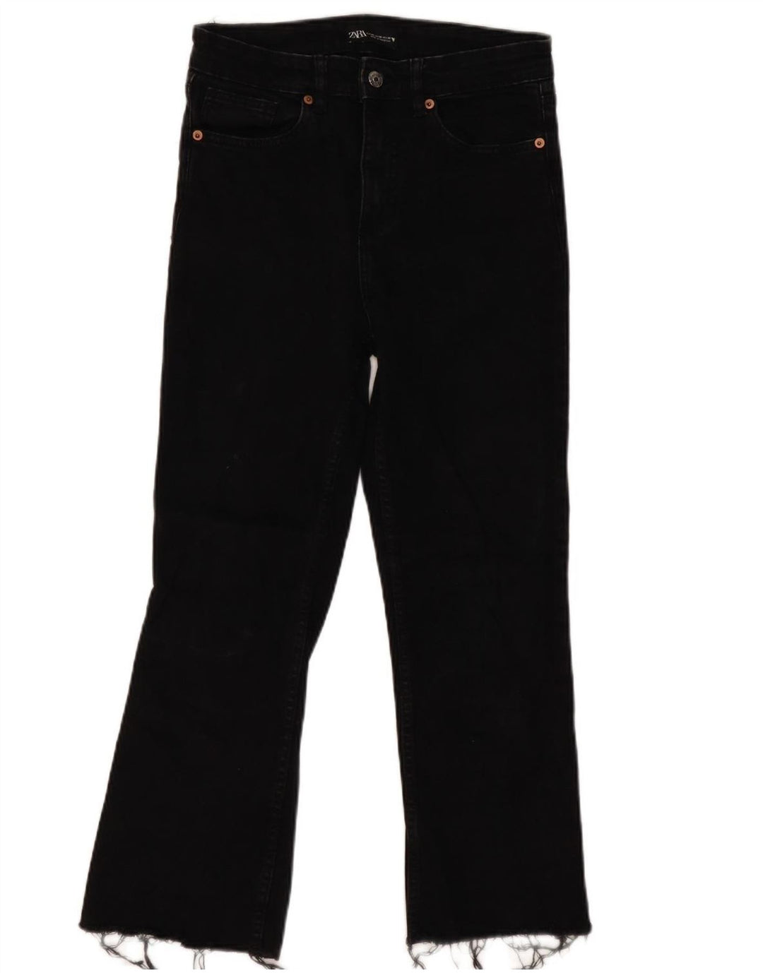 Zara Jean court pour femme EU 40 Medium W30 L25 Coton noir
