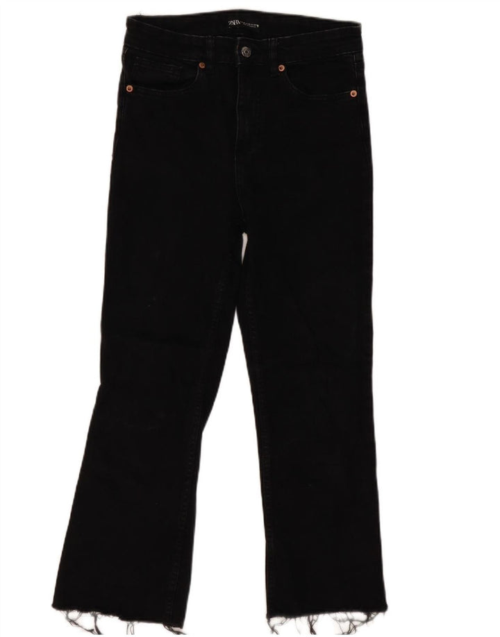 Zara Jean court pour femme EU 40 Medium W30 L25 Coton noir