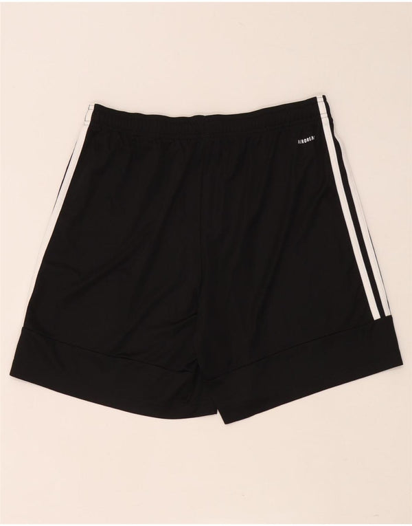 Adidas Mens Aeroready sport rövidnadrág, közepes fekete poliészter