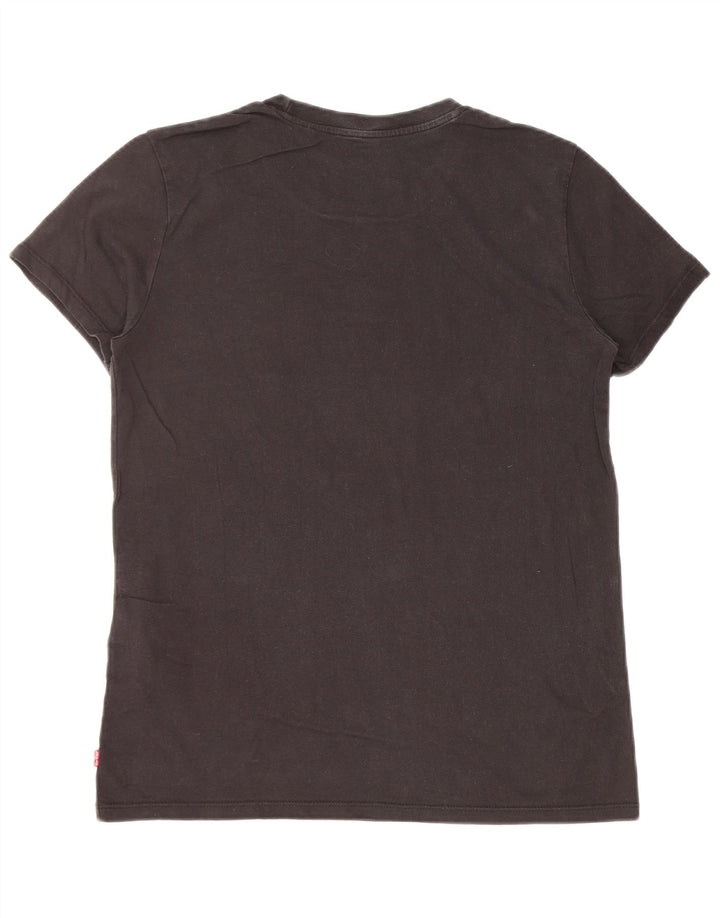 LEVI'S Mens Graphic T-Shirt Top Small Black Cotton