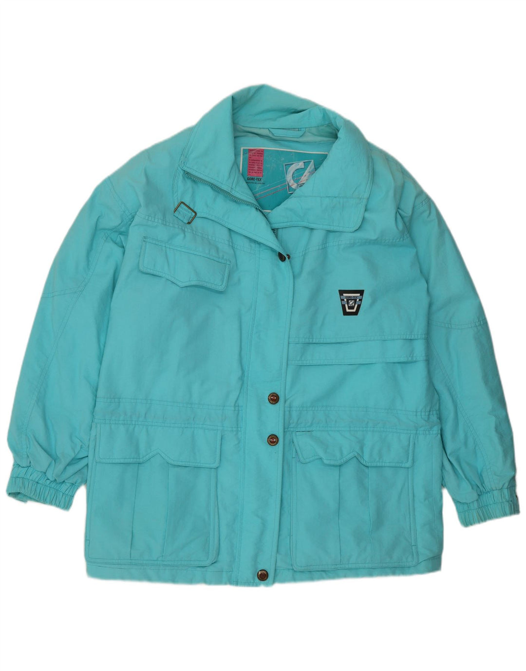 CRESTA Gore-Tex oversized skijakke til kvinder EU 40 Medium turkis bomuld