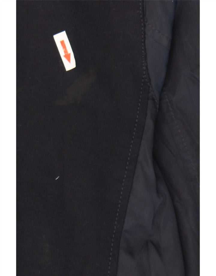 Zara Ανδρικό Bomber Jacket UK 40 Large Navy Blue Colourblock