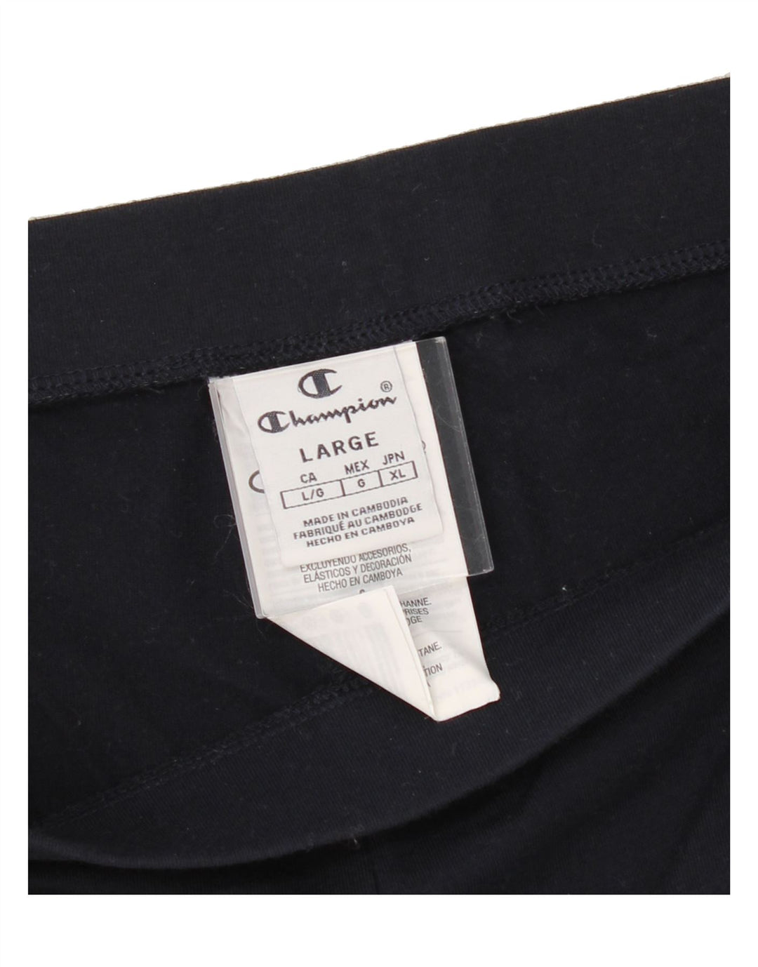 CHAMPION Womens Leggings UK 16 Large  Navy Blue Cotton Vintage Champion and Second-Hand Champion from Messina Hembry 