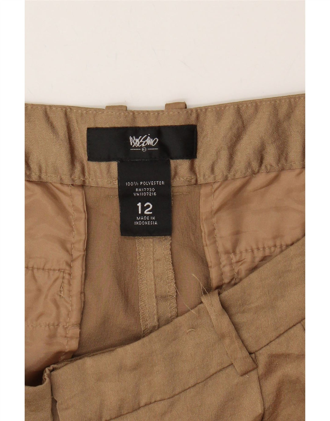 MOSSIMO Womens Chino Shorts US 12 Large W36 Brown Polyester Vintage Mossimo and Second-Hand Mossimo from Messina Hembry 