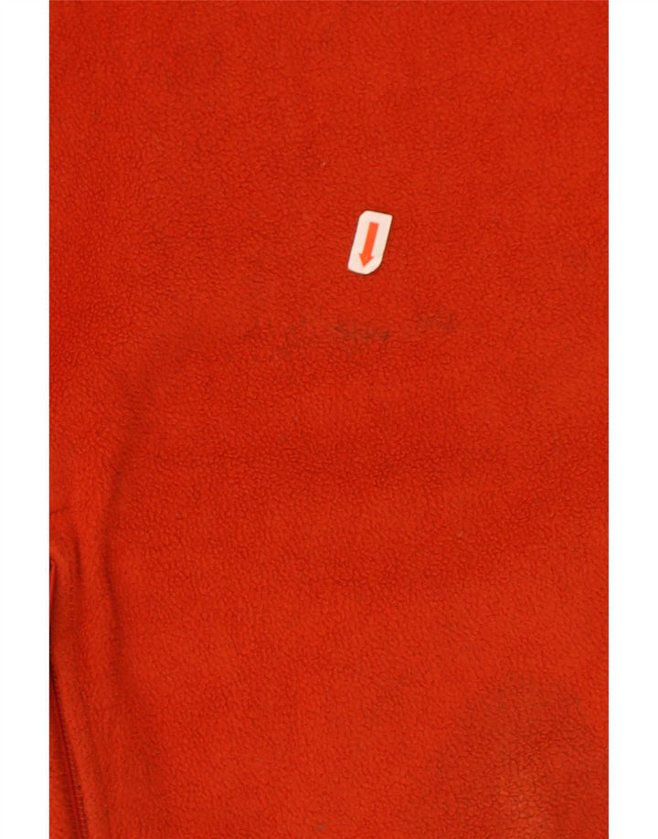Columbia Mens Fleece Jacket UK 42 XL Orange Polyester