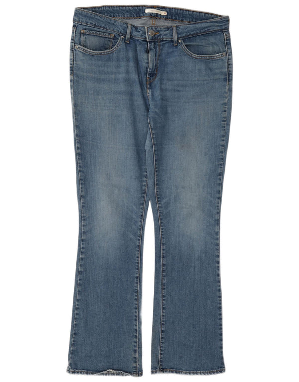 Levi's Womens 715 Bootcut Jeans W32 L30 Blue Cotton