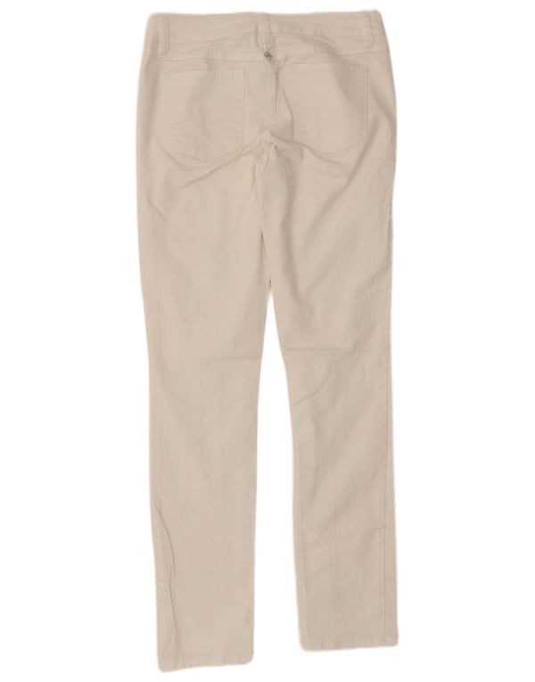 PRANA Jeans slim da donna US 4 Small W27 L31 Cotone bianco