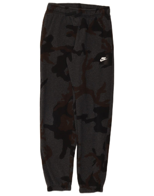 Nike Boys Tracksuit Trousers Joggers 12-13 Years Large Grey Camouflage