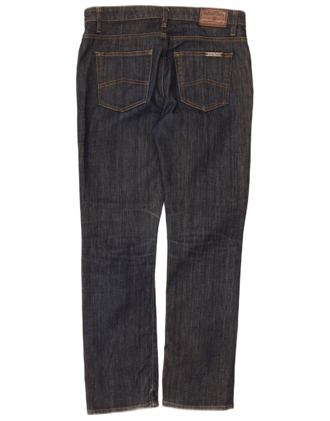 Marlboro Classics Damen Straight Jeans W31 L28 Blaue Baumwolle